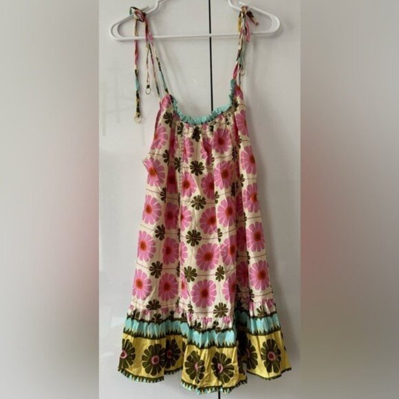 NWT Size XL - By Anthropologie Short-Sleeve Mesh Midi Dress - Picture 7 of 11